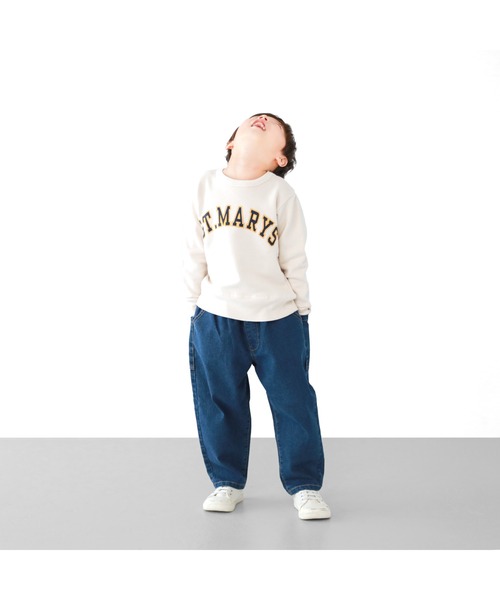 L.COPECK(エルコペック)の「デニムシェフパンツ(デニムパンツ・キッズ・ネイビー/カーキ/ベージュ/ダークネイビー・120cm/100cm/110cm/130cm/140cm/90cm)」の12枚目の写真