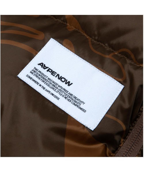 AAPE BY A BATHING APE（エーエイプバイアベイシングエイプ）の「AAPE DOWN JACKET（ダウンジャケット/コート・メンズ・ホワイト系その他/ブラウン系その他3/ブラック系その他・SMALL/MEDIUM/X-LARGE/LARGE）」の10枚目の写真