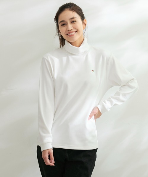 Arnold Palmer(アーノルドパーマー)の「ベアスムース シェア タートルネック(Tシャツ/カットソー・レディース・ホワイト/ブラック/チャコールグレー・M/L/S/LL/XS)」の6枚目の写真