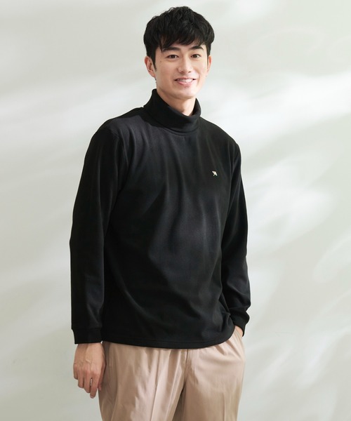 Arnold Palmer(アーノルドパーマー)の「ベアスムース シェア タートルネック(Tシャツ/カットソー・レディース・ホワイト/ブラック/チャコールグレー・M/L/S/LL/XS)」の9枚目の写真