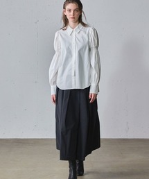 MIDIUMISOLID for Ladies ナイロンボリュームスカート