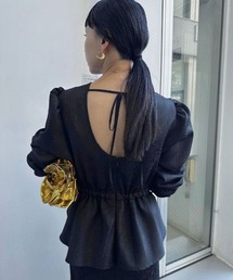 Ameri（アメリ）の「LADY LIKE PEPLUM DRESS（ドレス）」 - WEAR 