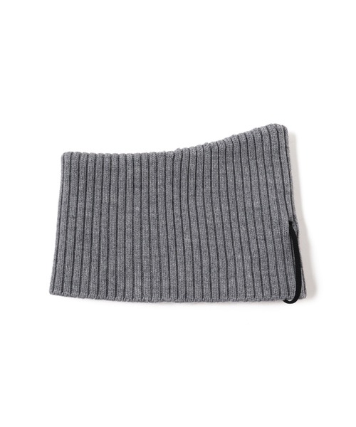 Ray BEAMS(レイビームス)の「HICOSAKA / Wool Neck Warmer(ネックウォーマー/スヌード・レディース・グレー/ブラック・ONE SIZE)」の1枚目の写真