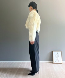 Jewelobe（ジュエローブ）の「ミックスフェイクファーボレロ