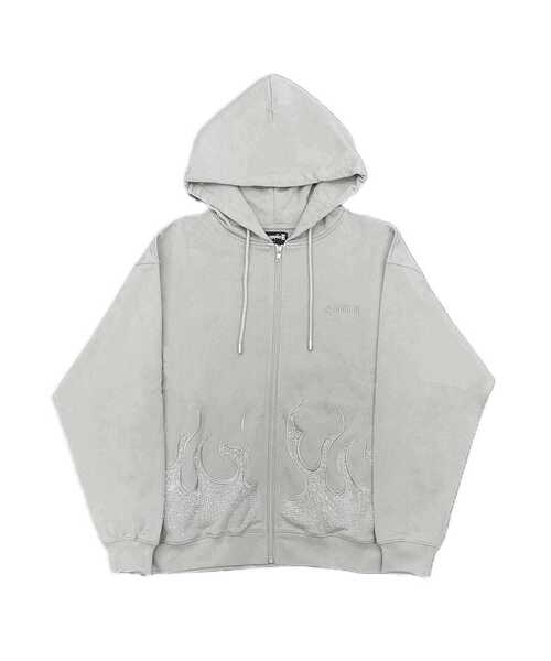 supplier Fire Pattern Zip Hoodie パーカー セール】SUPPLIER/サプライヤー/【LHP WEB限定】FIRE PATTERN