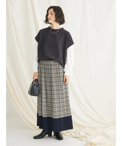 CRAFT STANDARD BOUTIQUE(クラフトスタンダードブティック)の「起毛ワッフルレイヤード風プルオーバー(Tシャツ/カットソー・レディース・オレンジ/モカ/ブラック・FREE)」の13枚目の写真