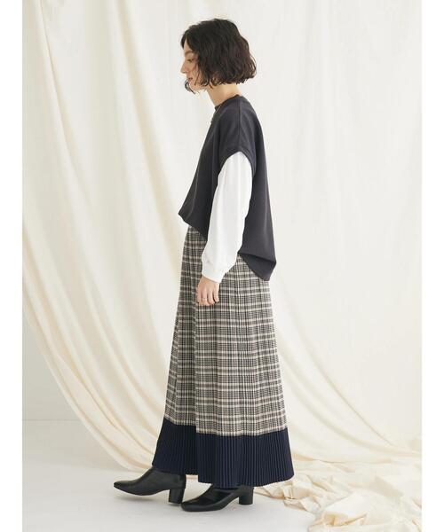 CRAFT STANDARD BOUTIQUE(クラフトスタンダードブティック)の「起毛ワッフルレイヤード風プルオーバー(Tシャツ/カットソー・レディース・オレンジ/モカ/ブラック・FREE)」の14枚目の写真