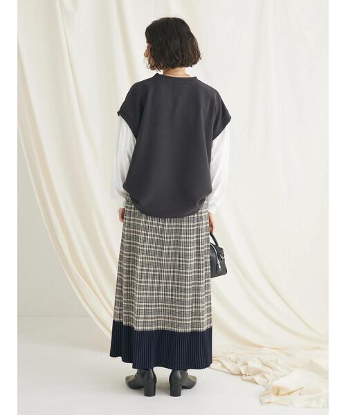 CRAFT STANDARD BOUTIQUE(クラフトスタンダードブティック)の「起毛ワッフルレイヤード風プルオーバー(Tシャツ/カットソー・レディース・オレンジ/モカ/ブラック・FREE)」の15枚目の写真
