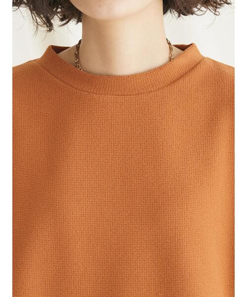 CRAFT STANDARD BOUTIQUE(クラフトスタンダードブティック)の「起毛ワッフルレイヤード風プルオーバー(Tシャツ/カットソー・レディース・オレンジ/モカ/ブラック・FREE)」の16枚目の写真