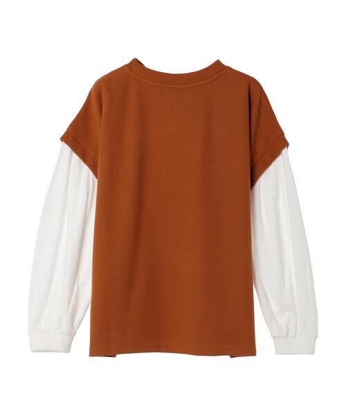 CRAFT STANDARD BOUTIQUE(クラフトスタンダードブティック)の「起毛ワッフルレイヤード風プルオーバー(Tシャツ/カットソー・レディース・オレンジ/モカ/ブラック・FREE)」の19枚目の写真