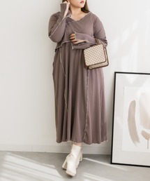 CLETTE（クレット）の「配色メローセットワンピース（ワンピース）」