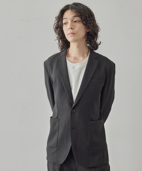 セール】【セットアップ対応】j.n.r.d/ヘリンボーンストレッチ2B