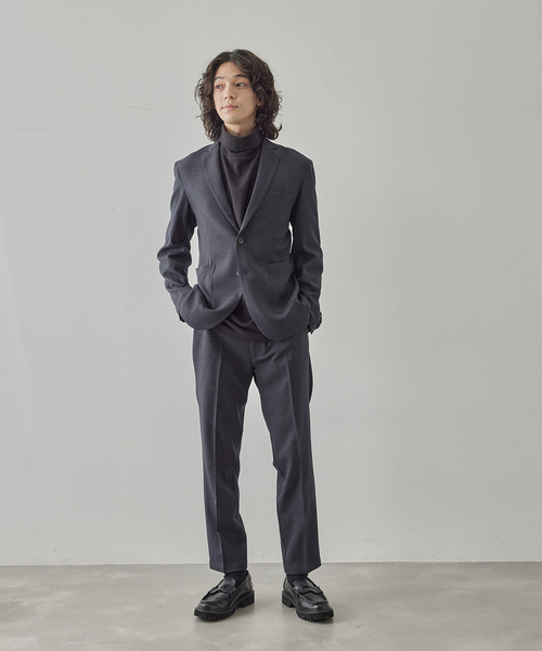  j.n.r.d（ジェー・エヌ・アール・ディー）の「【セットアップ対応】j.n.r.d/ヘリンボーンストレッチ2Bジャケット（テーラードジャケット・メンズ・ネイビー/チャコールグレー/ブラック・L/M/LL）」の11枚目の写真