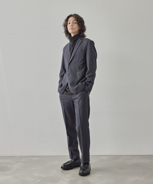  j.n.r.d（ジェー・エヌ・アール・ディー）の「【セットアップ対応】j.n.r.d/ヘリンボーンストレッチ2Bジャケット（テーラードジャケット・メンズ・ネイビー/チャコールグレー/ブラック・L/M/LL）」の12枚目の写真