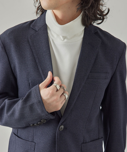 セール】【セットアップ対応】j.n.r.d/ヘリンボーンストレッチ2B