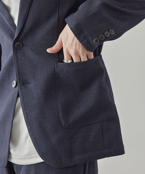 セール】【セットアップ対応】j.n.r.d/ヘリンボーンストレッチ2B