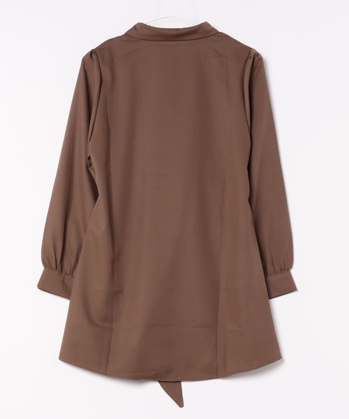 ISOOK(アイスー)の「【ISOOK / アイスー】チェーンビスチェシャツワンピース / シャツワンピ ミニワンピース シャツチュニック ZOZOTOWN限定(シャツワンピース・レディース・ブラウン・FREE)」の15枚目の写真