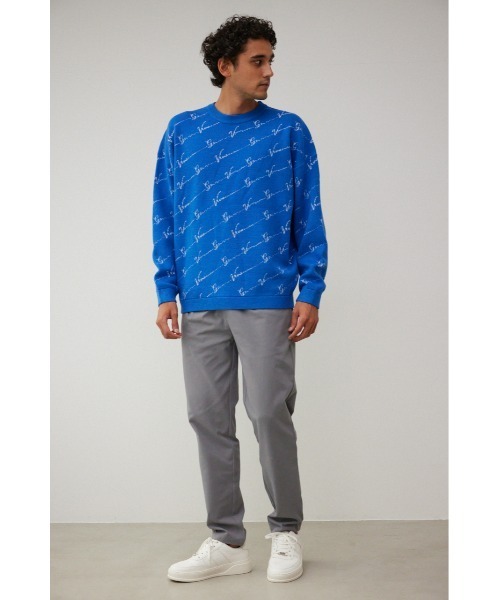 AZUL by moussy（アズールバイマウジー）の「イージーテーパードパンツ（スウェットパンツ・メンズ・ライトグレー/ライトブルー/ブラック・MEDIUM/LARGE）」の6枚目の写真