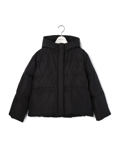 LAISSE PASSE（レッセパッセ）の「ショートダウンコート（ダウンジャケット/コート・レディース・ブラック/ベージュ・SMALL/MEDIUM）」の20枚目の写真