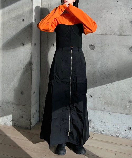 y/m by RIKA（イムバイリカ）の「ニットビスチェ（ニット/セーター・レディース・ブラック・FREE）」の6枚目の写真