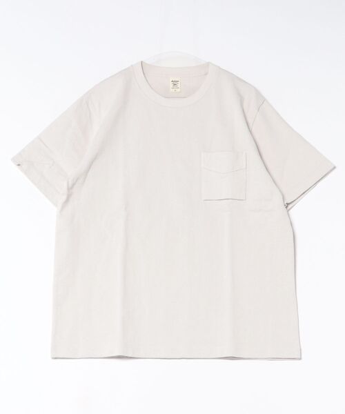 Jackman（ジャックマン）の「Dotsume Pocket T-Shirt（Tシャツ/カットソー・メンズ・ブルー系その他/ライム/オフホワイト/ブラック/ベビーピンク/サックスブルー/クリアブルー/ブルー系その他2/ネイビー/ダークグリーン/グリーン系その他2/ダークベージュ/ライトベージュ/グレイッシュベージュ/スミクロ/ホワイト系その他2/ダークブルー・MEDIUM/LARGE/X-LARGE/SMALL）」の3枚目の写真