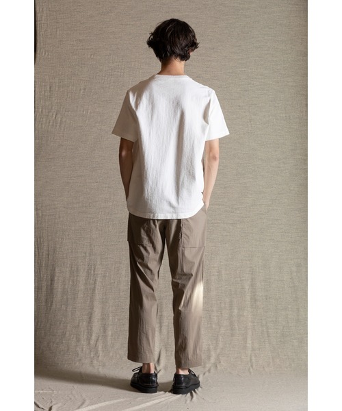 Jackman（ジャックマン）の「Dotsume Pocket T-Shirt（Tシャツ/カットソー・メンズ・ブルー系その他/ライム/オフホワイト/ブラック/ベビーピンク/サックスブルー/クリアブルー/ブルー系その他2/ネイビー/ダークグリーン/グリーン系その他2/ダークベージュ/ライトベージュ/グレイッシュベージュ/スミクロ・MEDIUM/LARGE/X-LARGE/SMALL）」の17枚目の写真