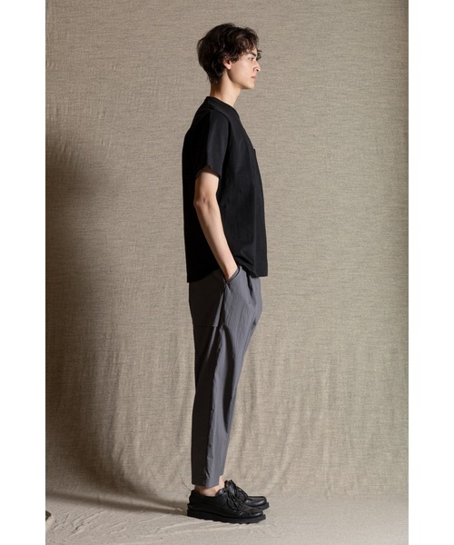 Jackman（ジャックマン）の「Dotsume Pocket T-Shirt（Tシャツ/カットソー・メンズ・ブルー系その他/ライム/オフホワイト/ブラック/ベビーピンク/サックスブルー/クリアブルー/ブルー系その他2/ネイビー/ダークグリーン/グリーン系その他2/ダークベージュ/ライトベージュ/グレイッシュベージュ/スミクロ・MEDIUM/LARGE/X-LARGE/SMALL）」の18枚目の写真