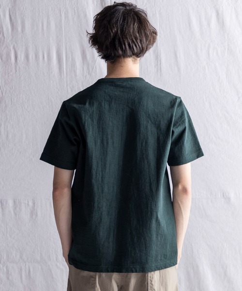 Jackman（ジャックマン）の「Dotsume Pocket T-Shirt（Tシャツ/カットソー・メンズ・ブルー系その他/ライム/オフホワイト/ブラック/ベビーピンク/サックスブルー/クリアブルー/ブルー系その他2/ネイビー/ダークグリーン/グリーン系その他2/ダークベージュ/ライトベージュ/グレイッシュベージュ/スミクロ・MEDIUM/LARGE/X-LARGE/SMALL）」の21枚目の写真