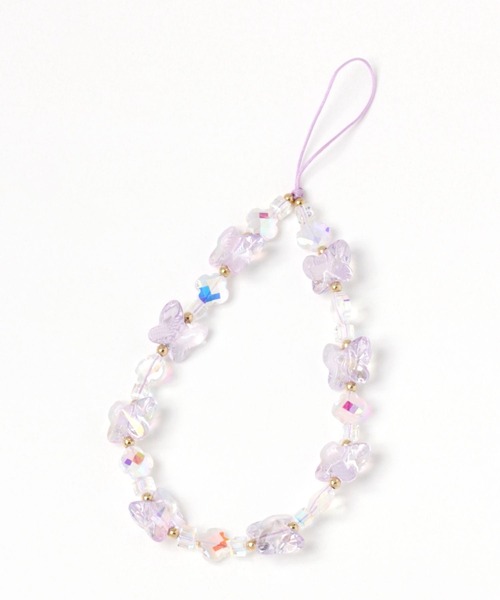 tiny tiny（ティニーティニー）の「ショートモバイルストラップ1[tiny tiny(ティニーティニー)]（スマホグッズ・レディース・ピンク/ベビーピンク/パープル/グリーン/その他/ライトブルー/アイボリー/ホワイト/オフホワイト/ライトピンク/スカイブルー/クリアブルー・0）」の8枚目の写真