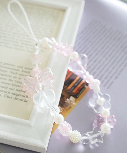 tiny tiny（ティニーティニー）の「ショートモバイルストラップ1[tiny tiny(ティニーティニー)]（スマホグッズ・レディース・ピンク/ベビーピンク/パープル/グリーン/その他/ライトブルー/アイボリー/ホワイト/オフホワイト/ライトピンク/スカイブルー/クリアブルー・0）」の11枚目の写真