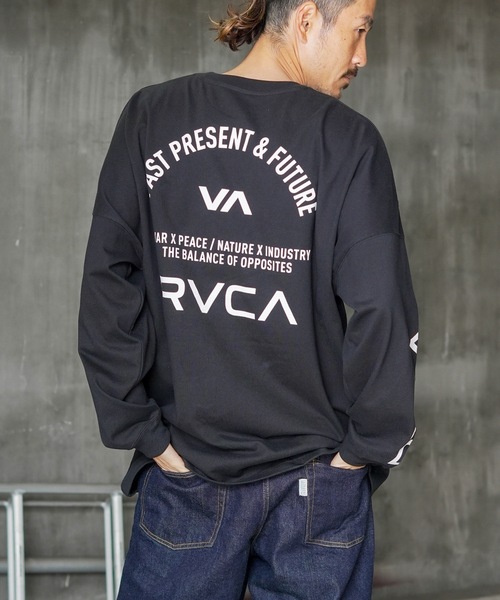 RVCA(ルーカ)の「RVCA メンズ UP STATE LS TEE ロングスリーブTシャツ/ルーカビッグサイズスクエアデザインブランドロゴロングスリーブカットソー(Tシャツ/カットソー・メンズ・ホワイト/ブラック/カーキ・MEDIUM/LARGE/X-LARGE/SMALL)」の22枚目の写真