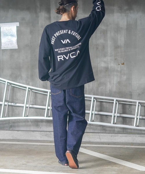 RVCA(ルーカ)の「RVCA メンズ UP STATE LS TEE ロングスリーブTシャツ/ルーカビッグサイズスクエアデザインブランドロゴロングスリーブカットソー(Tシャツ/カットソー・メンズ・ホワイト/ブラック/カーキ・MEDIUM/LARGE/X-LARGE/SMALL)」の17枚目の写真