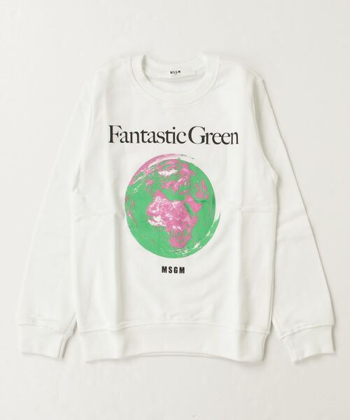 MSGM エムエスジーエム Kids Junior グラフィック長袖スウェットプルオーバー 公式通販