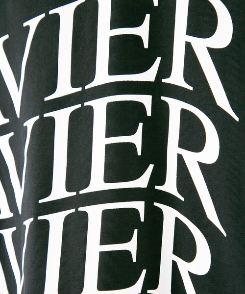 SAVIER（サビアー）の「【SAVIER/サビアー】オーバーサイズロングTシャツ　バックプリント　ウェーブプリント（Tシャツ/カットソー・メンズ・ブラック/ホワイト・MEDIUM/LARGE）」の12枚目の写真