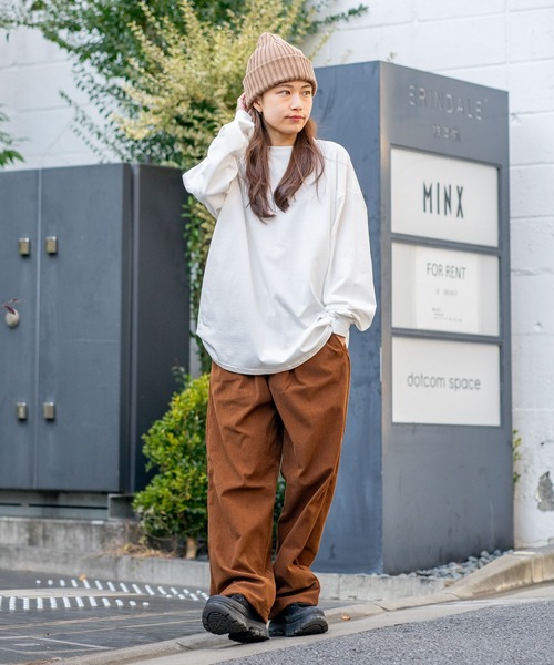 SAVIER（サビアー）の「【SAVIER/サビアー】オーバーサイズロングTシャツ　バックプリント　ウェーブプリント（Tシャツ/カットソー・メンズ・ブラック/ホワイト・MEDIUM/LARGE）」の17枚目の写真