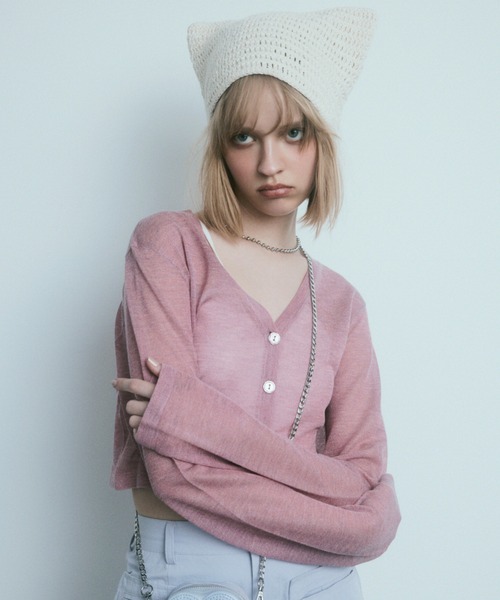 セール】CROPPED 2WAY SHEER C/D クロップド 2ウェイ シアー