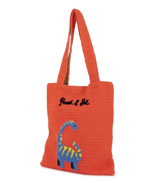 ポール&ジョー　ダイナソー　トートバッグ　グリーン　paul&joe 恐竜 PAUL & JOE ACCESSOIRES ポール＆ジョーアクセソワ トートバッグ