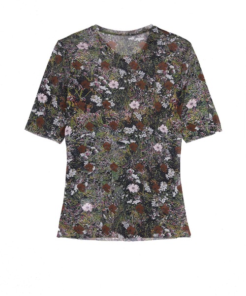 JNBY / ジェーエヌビーワイ Abstract Floral Second-Skin Top / フローラルセカンドスキントップス セール】Abstract Floral Second-Skin Top / フローラルセカンド
