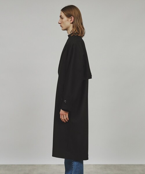 【tk.TAKEO KIKUCHI】ダブルオーバーコート M ブラック ティーケー タケオ キクチ tk.TAKEO KIKUCHI ダブルオーバー