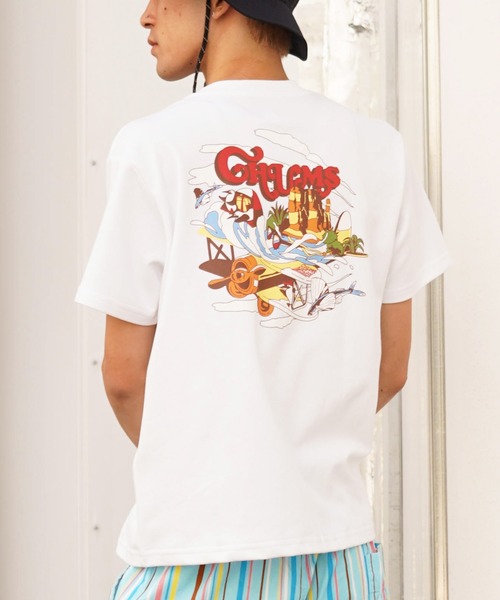 CHUMS/チャムス 半袖Tシャツ/プリントTee クルーネック ユニ