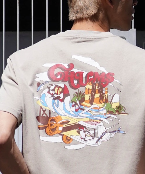 CHUMS(チャムス)の「CHUMS/チャムス 半袖Tシャツ/プリントTee クルーネック ユニセックス CH01-2370(Tシャツ/カットソー・メンズ・ホワイト/グレイッシュベージュ/ブラック/ブルー・M/L/XL)」の14枚目の写真