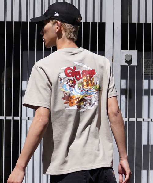 CHUMS(チャムス)の「CHUMS/チャムス 半袖Tシャツ/プリントTee クルーネック ユニセックス CH01-2370(Tシャツ/カットソー・メンズ・ホワイト/グレイッシュベージュ/ブラック/ブルー・M/L/XL)」の11枚目の写真