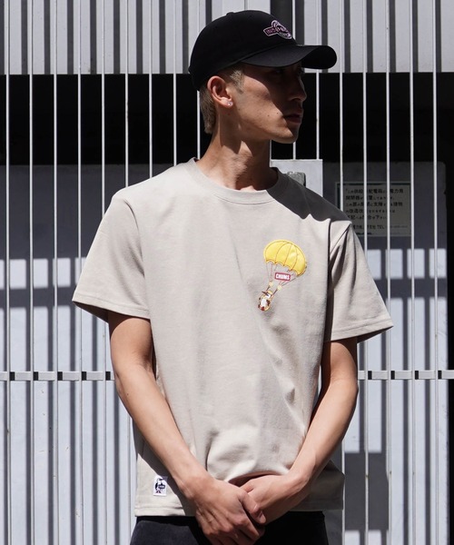 CHUMS(チャムス)の「CHUMS/チャムス 半袖Tシャツ/プリントTee クルーネック ユニセックス CH01-2370(Tシャツ/カットソー・メンズ・ホワイト/グレイッシュベージュ/ブラック/ブルー・M/L/XL)」の10枚目の写真
