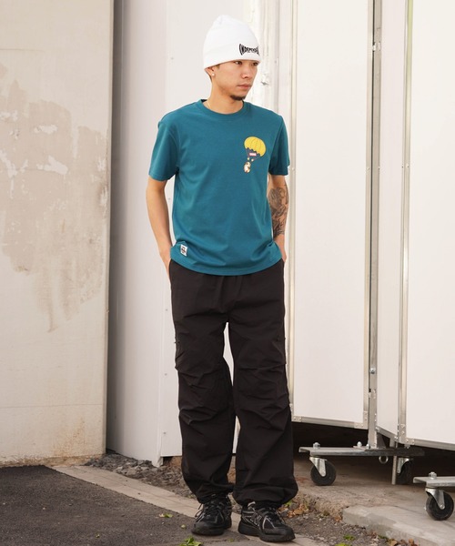 CHUMS(チャムス)の「CHUMS/チャムス 半袖Tシャツ/プリントTee クルーネック ユニセックス CH01-2370(Tシャツ/カットソー・メンズ・ホワイト/グレイッシュベージュ/ブラック/ブルー・M/L/XL)」の17枚目の写真