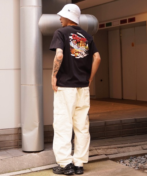 CHUMS(チャムス)の「CHUMS/チャムス 半袖Tシャツ/プリントTee クルーネック ユニセックス CH01-2370(Tシャツ/カットソー・メンズ・ホワイト/グレイッシュベージュ/ブラック/ブルー・M/L/XL)」の8枚目の写真