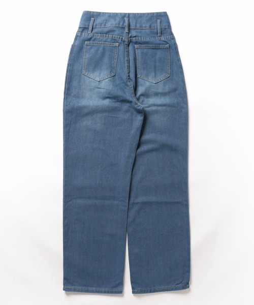 B'day(ビーデイ)の「デニム バギーシルエットボトム(デニムパンツ・レディース・インディゴブルー・MEDIUM/LARGE/X-LARGE)」の10枚目の写真