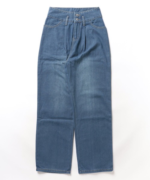 B'day(ビーデイ)の「デニム バギーシルエットボトム(デニムパンツ・レディース・インディゴブルー・MEDIUM/LARGE/X-LARGE)」の11枚目の写真