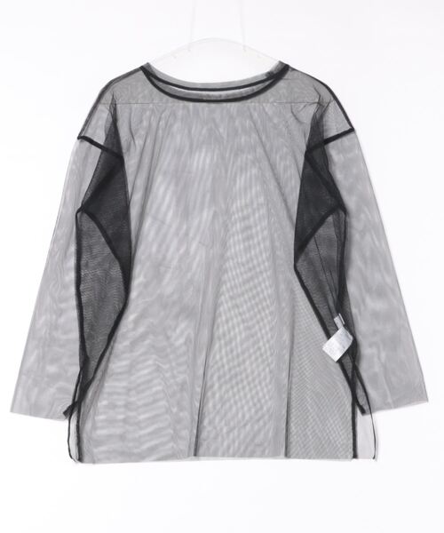notch.(ノッチ)の「ビスチェ&ロンTシャツ チュールセット(Tシャツ/カットソー・レディース・オフホワイト/その他7/ブラック・M)」の5枚目の写真