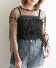 ビスチェ&ロンTシャツ チュールセット