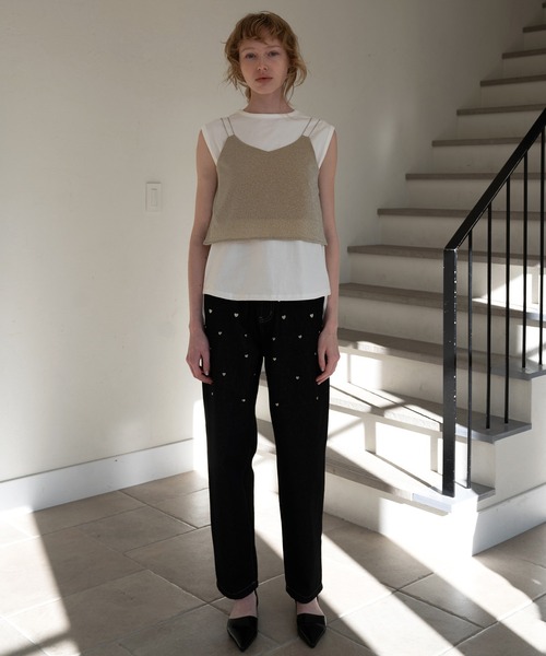 夢叶【willfully】2way cropped cami 夢叶【willfully】2way cropped cami 夢叶【willfully】2way